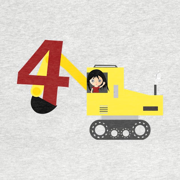 Girl who love construction machines by Die Designwerkstatt